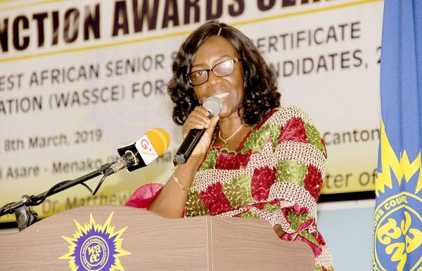 ead of the National Examination Administration Department (NEAD) of the West African Examinations Council (WAEC), Mrs Wendy Enyonam Addy-Lamptey
