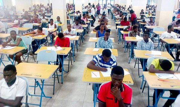 A  section of candidates writing this year’s Basic Education Certificate Examination for Private Candidates.