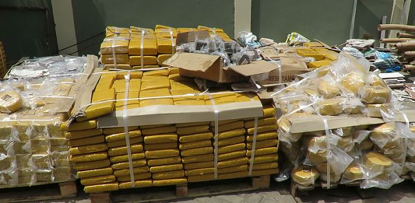 The large quantities of weed slabs intercepted by the Narcotics Control Board 