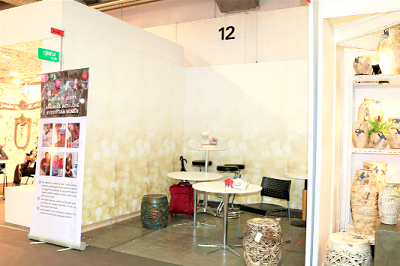 The empty Ghana stand