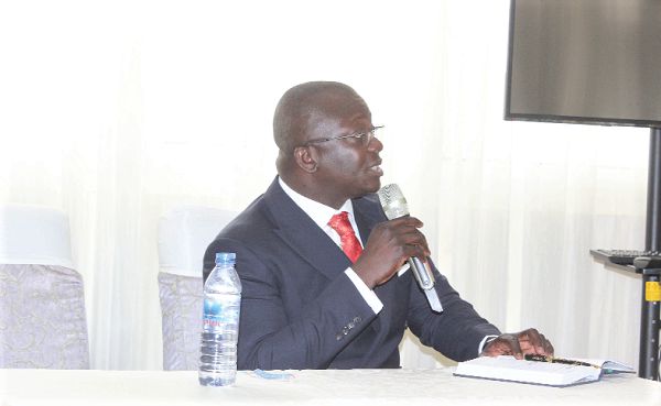 Mr Bryan Acheampong —  Minister of State in charge of National Security