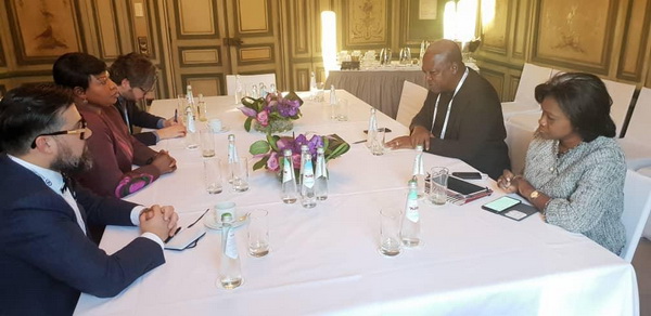 John Mahama meets ICC's Fatou Bensouda 