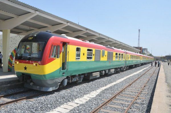 The Accra-Tema train shuttle was suspended in March 2020 as a result of the COVID-19 pandemic.