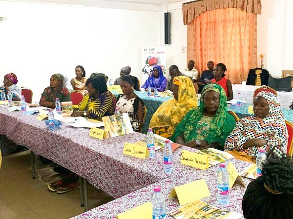  Mrs Joyce Owusu  Dabo (standing) speaking at the summit