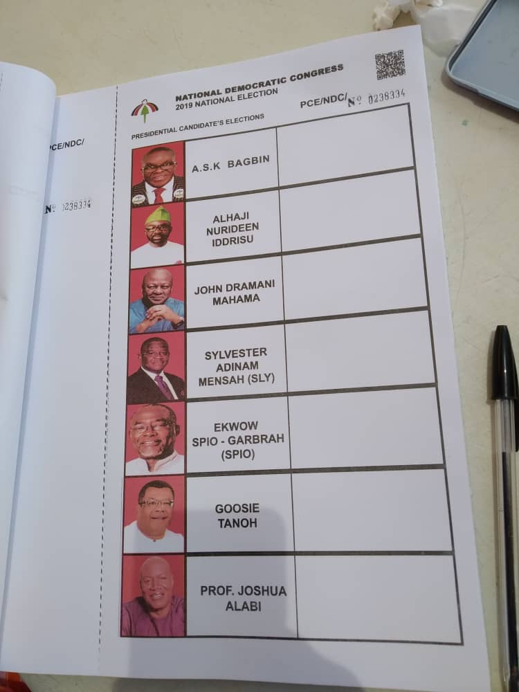 NDC flagbearer race: Turn out massive at Odododiodio