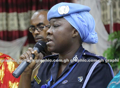 Akufo-Addo lauds Supt Osei for emerging best UN officer