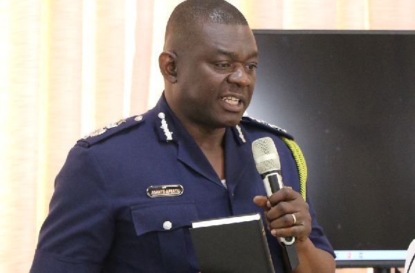 Mr David Asante-Apeatu, Inspector General of Police, at the Justice Emile Short Commission of Enquiry into the Ayawaso West Wuogon by-election violence
