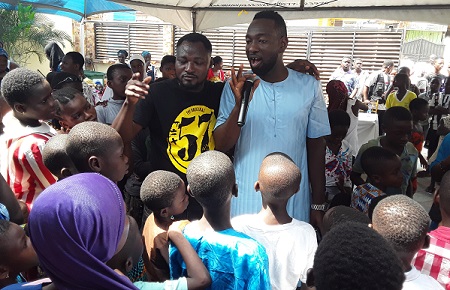 Afro-Arab fetes Kayayei, street children in Accra