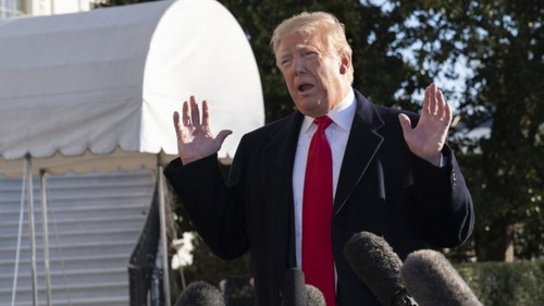 US President Donald Trump