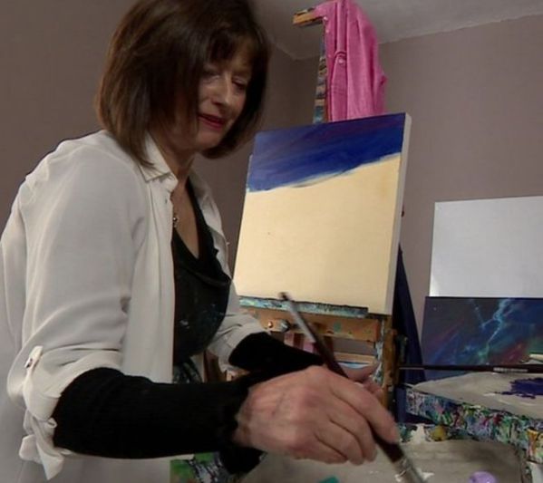 Landscape painter Denise Di Battista says her sight is both her life and her livelihood 