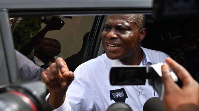  Martin Fayulu insists that he won the 30 December election 