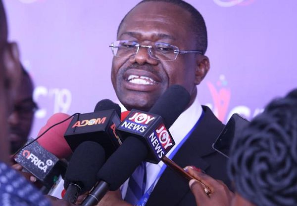 Mr Joseph Siaw Agyepong speaking to the media
