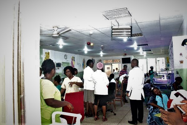 The state of the old outpatient department of the Child Emergency Unit of Korle Bu. Picture: BENEDICT OBUOBI
