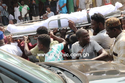 Ahmed Hussein-Suale was laid to rest on Friday, January 18, two days after he was gruesomely murdered.