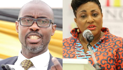  Mr Ace Anan Ankomah (left) and Ms Josephine Nkrumah