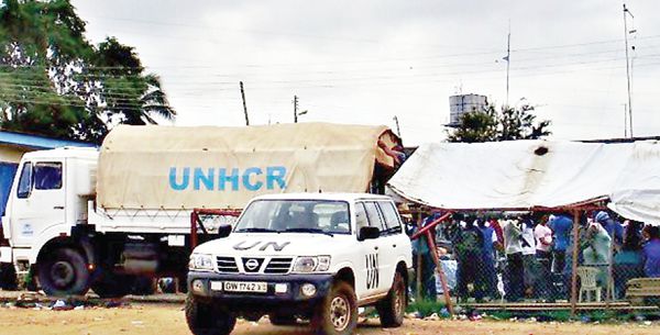 UNHCR offices in Accra where some Sudanese refugees protested