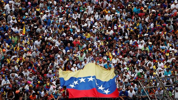 Thousands attended a rally in Caracas on Wednesday against President Maduro