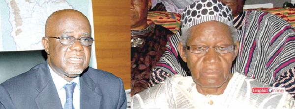 Mr Hackman Owusu-Agyemang and Mr C.K. Tedam 