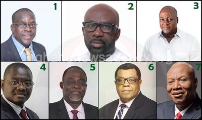 Find out the positions of the NDC flagbearer aspirants on the ballot