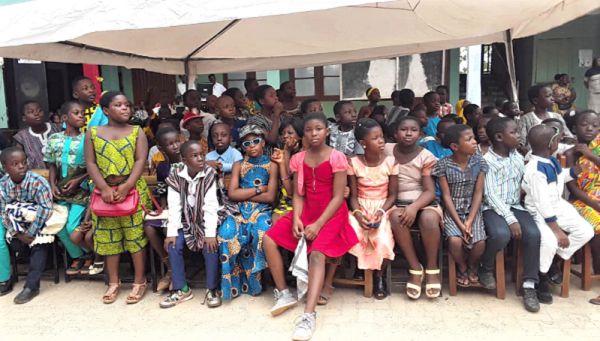   Some of the students observing proceedings during the occasion.