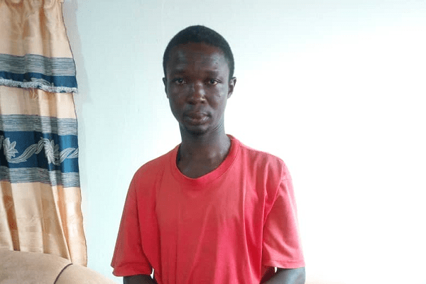 The suspect, Abraham Tetteh