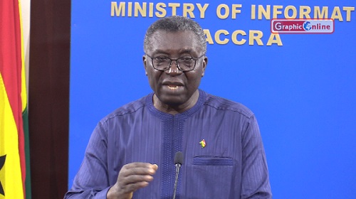 The Minister of Environment, Science, Technology and Innovation (MESTI), Professor Kwabena Frimpong-Boateng