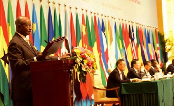  President Yoweri Kaguta Museveni addressing the coordinators meeting