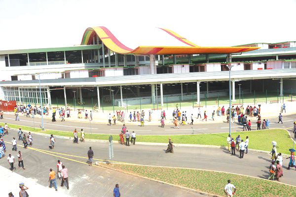  A view of the new Kejetia Market