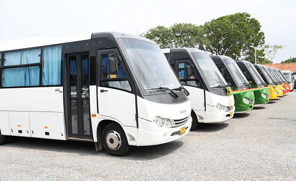 MASLOC presents buses to GPRTU under hire purchase agreement