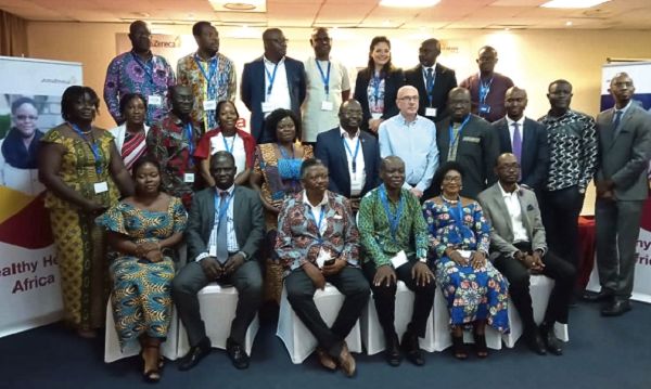 Participants in the launch of the Healthy Heart Africa (HHA) programme
