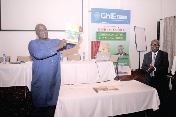 Mr Anthony A. Karbo, a Deputy Minister of Roads and Highways launching the manual 
