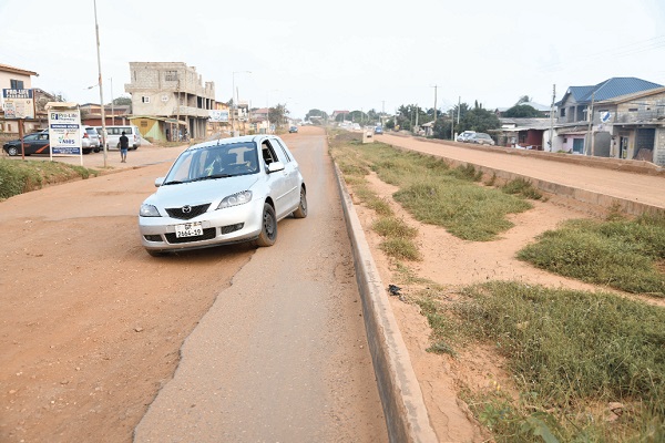 A portion of the LEKMA Road. Picture: EBOW HANSON