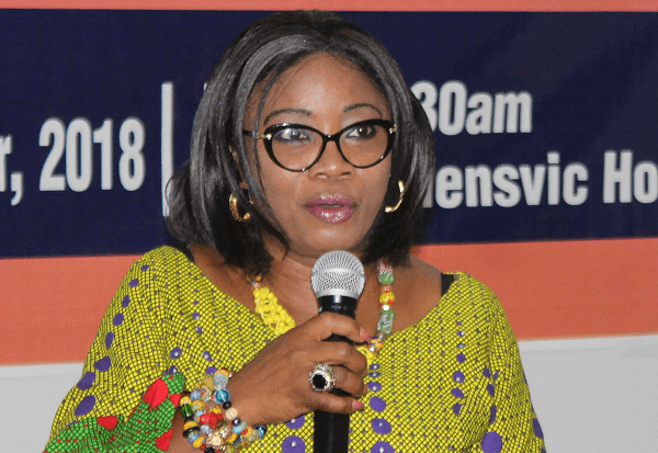 Mrs Cynthia Morrison, Minister of Gender, Children and Social Protection