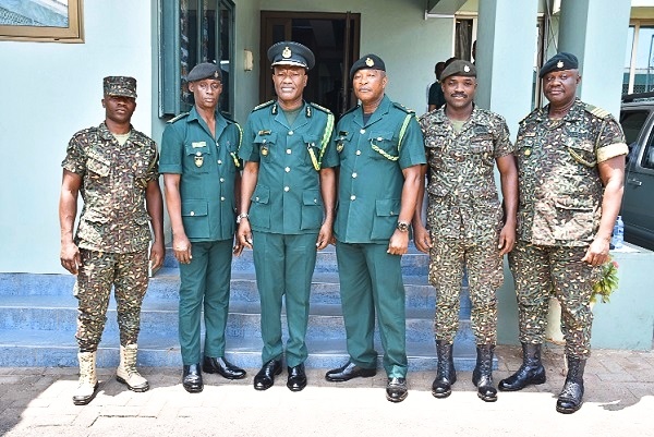  Mr Kwame Asuah Takyi (3rd left) with the awardees after the ceremony