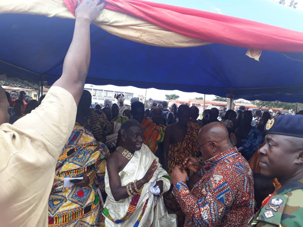 President Akufo-Addo's visit to Assin Breku in pictures