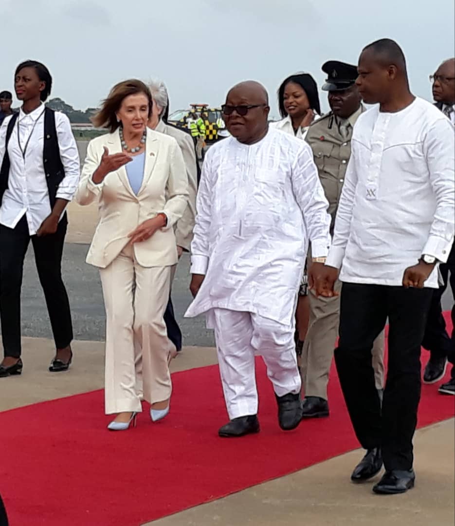 Speaker Nancy Pelosi leads US Congress delegation to Ghana