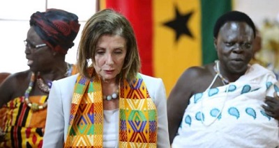 VIDEO: Nancy Pelosi tearful as she recalls slave trade