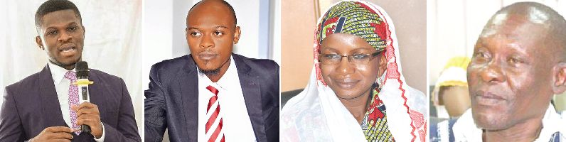 Mr Sammy Gyamfi — NDC, Mr Murtala Mohammed — PPP, Hajia Hamdatu Ibrahim — CPP and Mr John Amekah — LPG