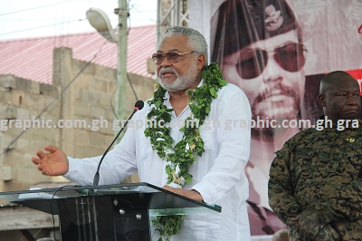 Former President Jerry John Rawlings 
