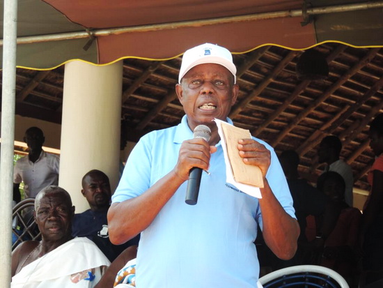 Nana Kojo Kondua, Western regional chairman of the Ghana National Canoe Fishermen Council