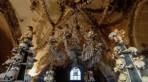 'Bone Church': Located in Czech city Kutná Hora, Sedlec Ossuary is adorned with around 40,000 human skeletons.