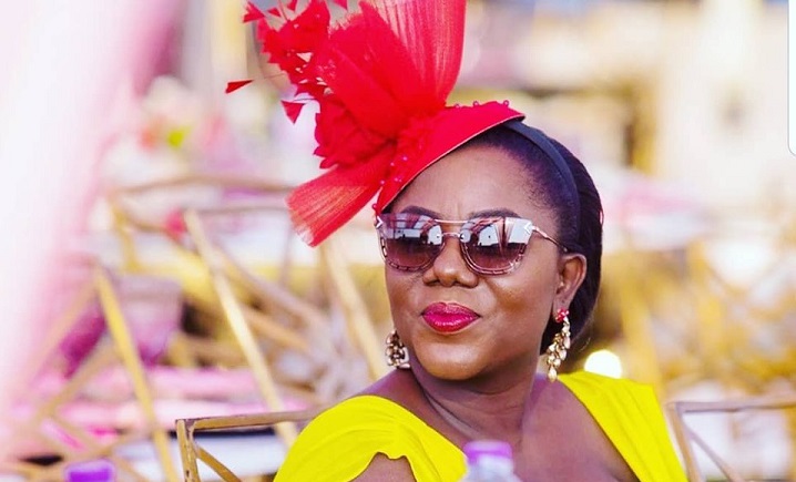 Ms Nancy sorry for showing too much cleavage at Eugene Osafo Nkansah and Victoria Lebene's wedding