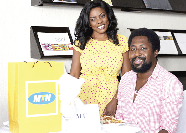 Nana Aba Anamoah, a TV presenter, and Victor Dey, a keyboardist, were among customers at the event