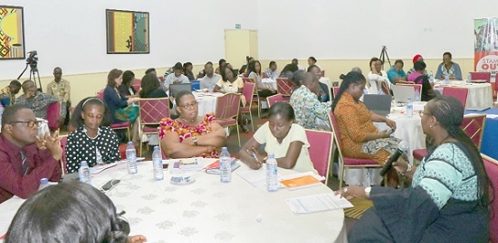 Some of the participants at the workshop