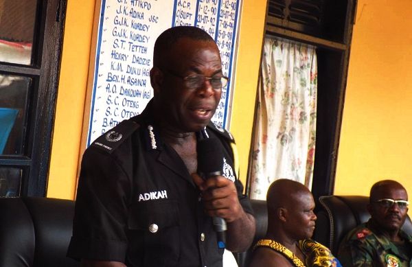  ACP F.S. Adikah delivering his address