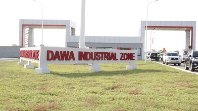 The frontage of the newly commissioned  Dawa Industrial City