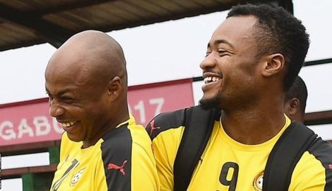 Black Stars skipper Andre Ayew and his brother Jordan Ayew