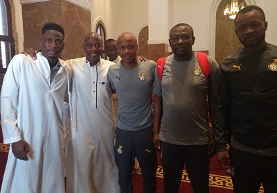 PHOTOS: Black Stars players worship in Ismailia