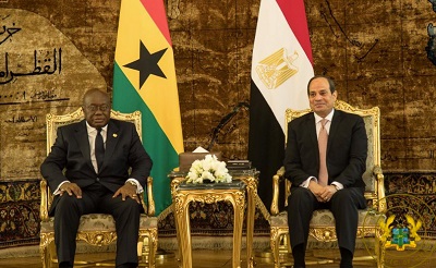 'Egypt keen on reaching Africa's strategic targets in peace,' - Sisi tells Akufo-Addo