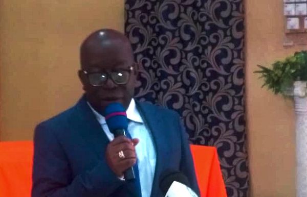 Dr John Ofori-Tenkorang speaking at the forum in Koforidua